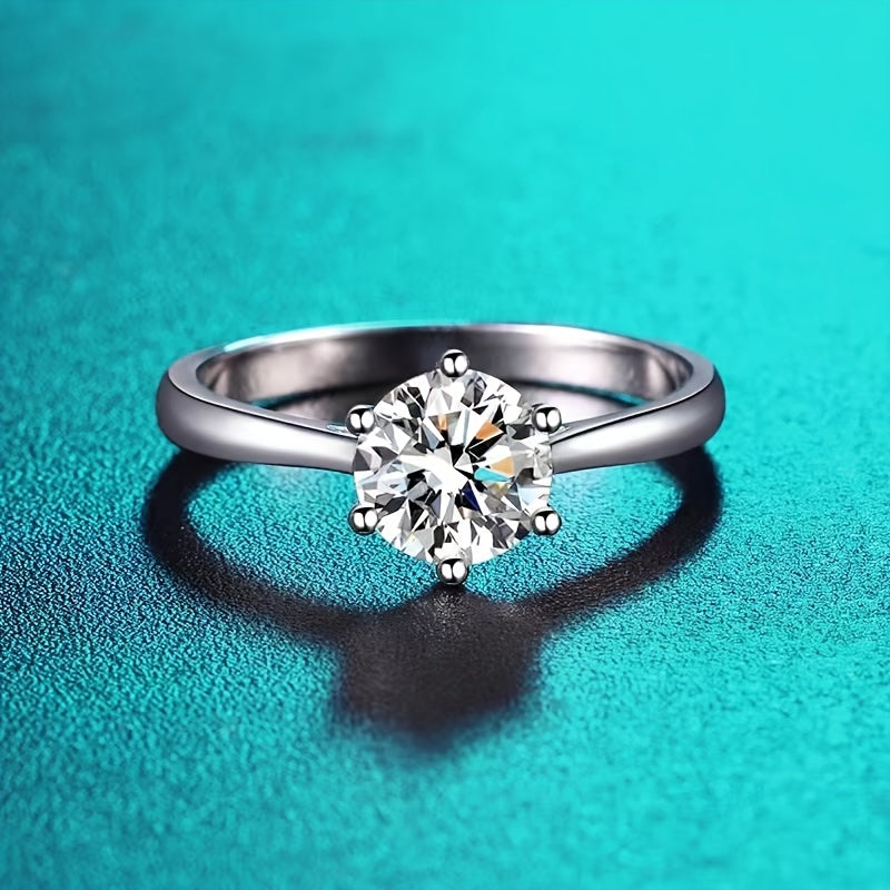 Eleganter, verstellbarer Ring mit funkelndem Zirkonia – perfektes Valentinstagsgeschenk für sie, vielseitiges Legierungsdesign für Hochzeiten und Freizeitkleidung