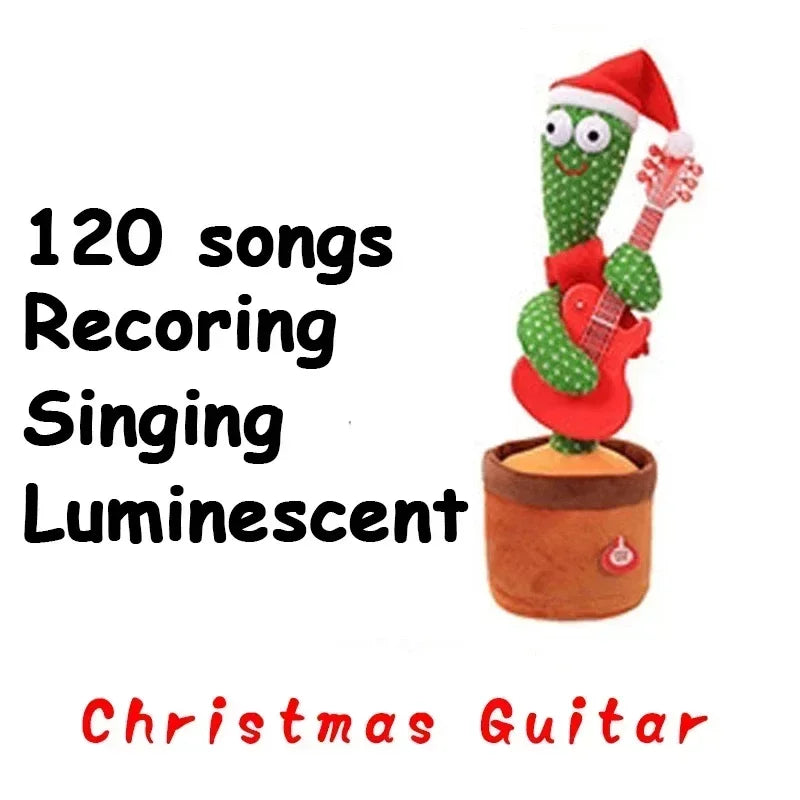 Dancing and Talking Cactus Toy Sunshine Cactus Children's Electronic Plush Toy with 120 Songs Children's Birthday Gifts