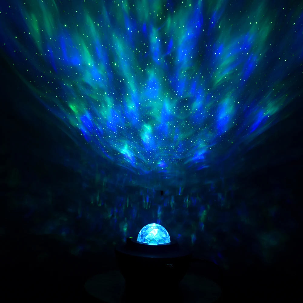New LED Starry Galaxy Projector Night Light Child Gift USB Bluetooth Music Player Star NightLight Colorful Projector Night Lamp