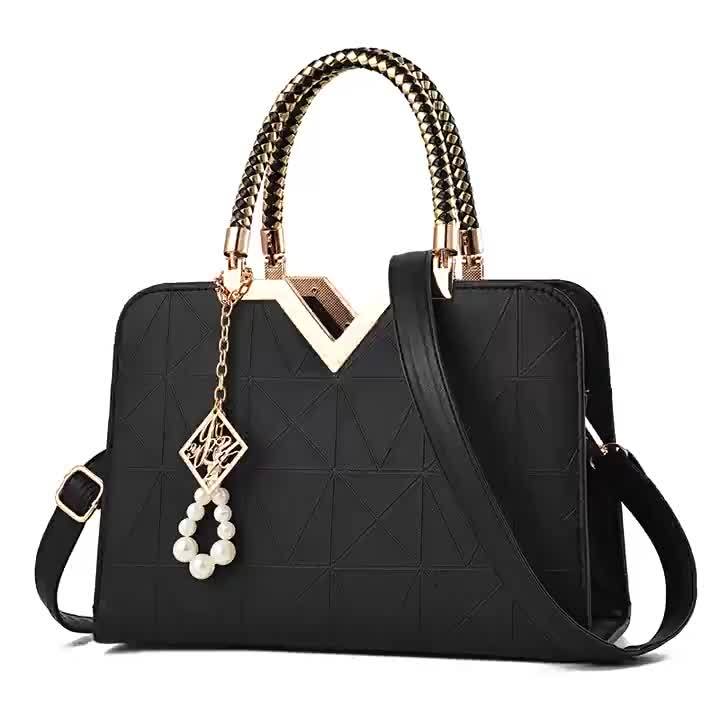 Fashion Crocodile Pattern Solid Color Large Capacity Tote Bag, White Women'S Handbag with Zipper Closure and Polyester Lining