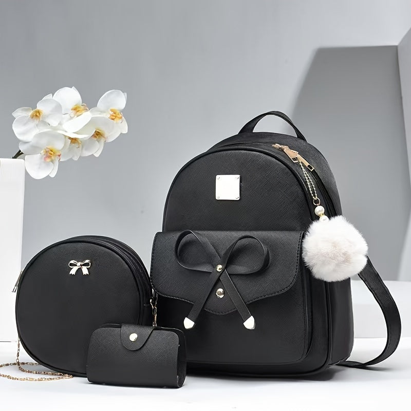 Mother's Day Gift for Mom Bag, Family Shoulder Bag Women's Backpack Sweet and Cute Shoulder Bag Fashionable Versatile Women's Backpack Schoolbag as Easter Present