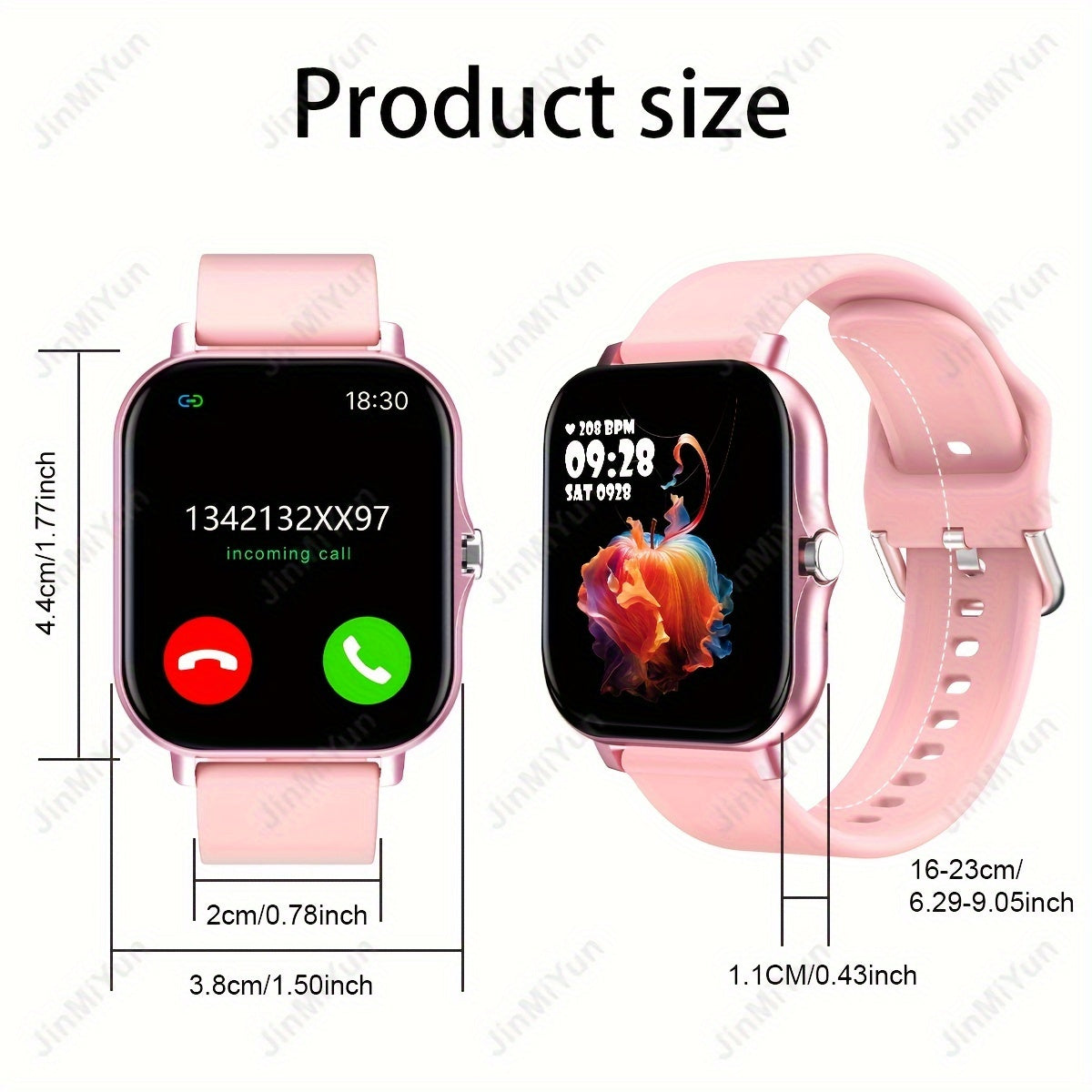 HOT 1.83-Inch Full-Screen Touch Sports Smartwatch, Suitable for Both Men And Women for Outdoor Activities, Featuring Wireless Calling/Message Notifications/Customizable Watch Face Wallpapers, Multiple Sports Modes, Multifunct