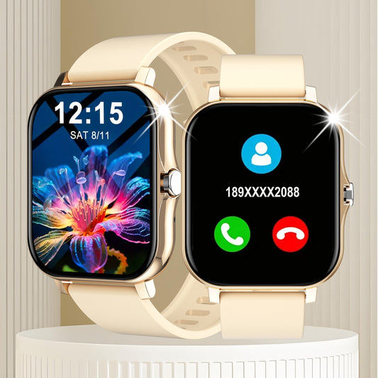 HOT 2024 New 1.83 Inch Touch Dual Strap Men's And Women's Sports Outdoor Smart Watch, Can Make/receive Calls, Step Calorie Exercise Tracker, Call Information Reminder, Multi-function Smart Watch, Wireless Connection For Andro
