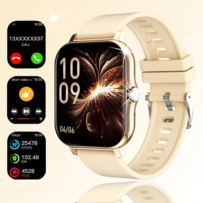 HOT 2024 New 1.83 Inch Touch Dual Strap Men's And Women's Sports Outdoor Smart Watch, Can Make/receive Calls, Step Calorie Exercise Tracker, Call Information Reminder, Multi-function Smart Watch, Wireless Connection For Andro
