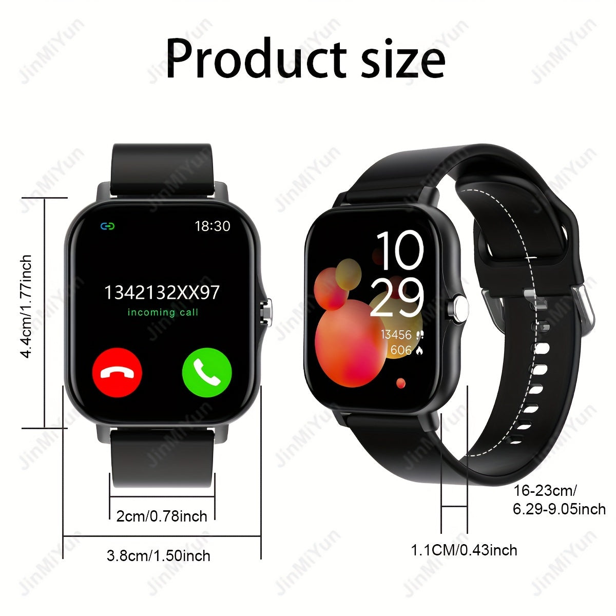 HOT 1.83 Inch Full Screen Touch Sports Smartwatch, Suitable For Men And Women Sports Outdoor Smartwatch, With Wireless Calling/message Reminder/customized Dial Wallpaper And Other Functions/multiple Sports Modes, Message Remi